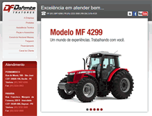 Tablet Screenshot of dafonte.com.br